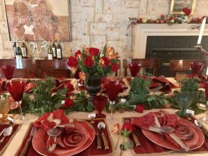 Another Carolyne Roehm Floral Table Setting
