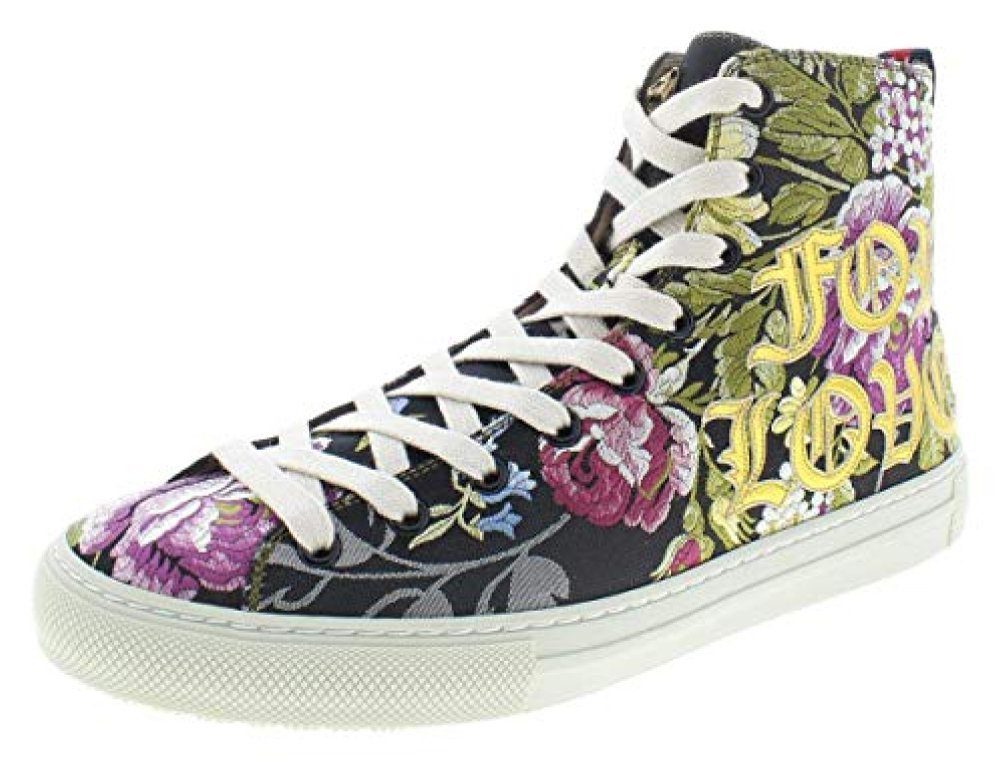 Gucci Floral High Top Sneakers
