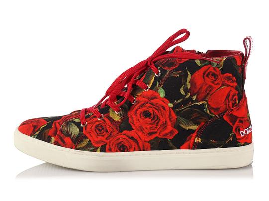 Dolce & Gabbana Sneakers With Roses