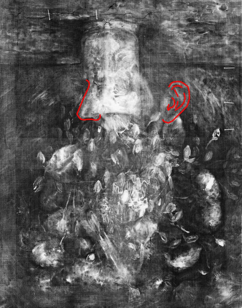 X Ray Image Of Van Gogh Painting