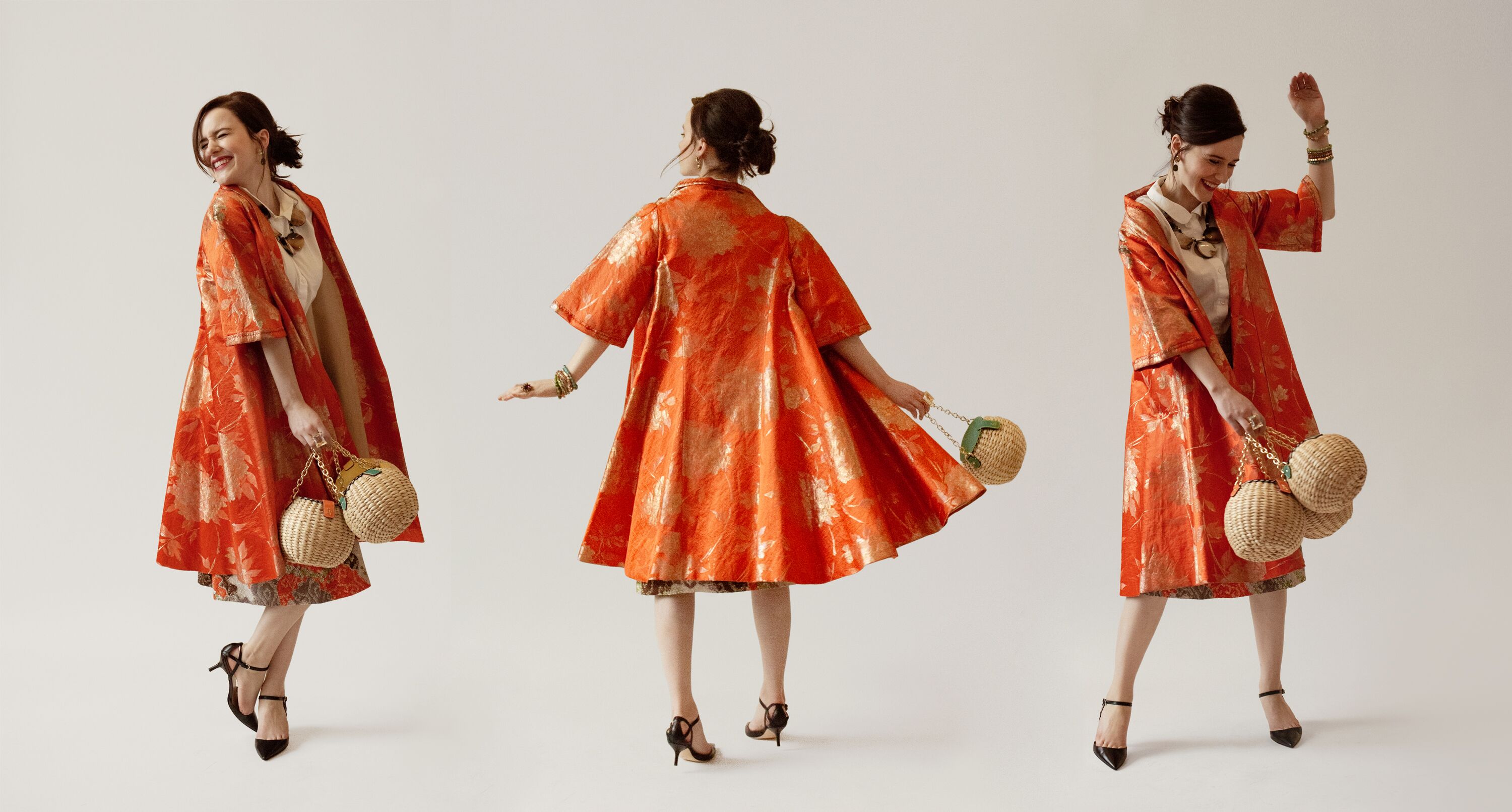 Rachel Brosnahan In Floral Dress