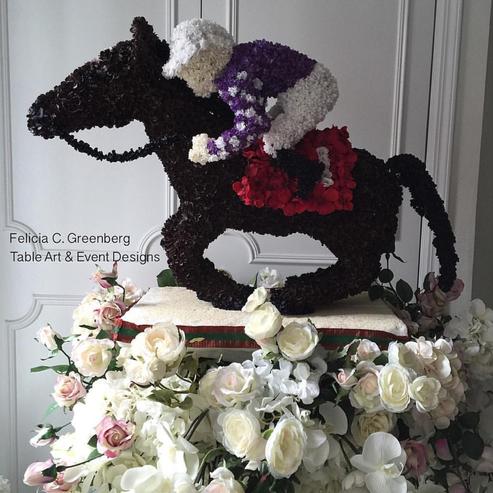 Felicia Greenberg's Horse Floral Displays