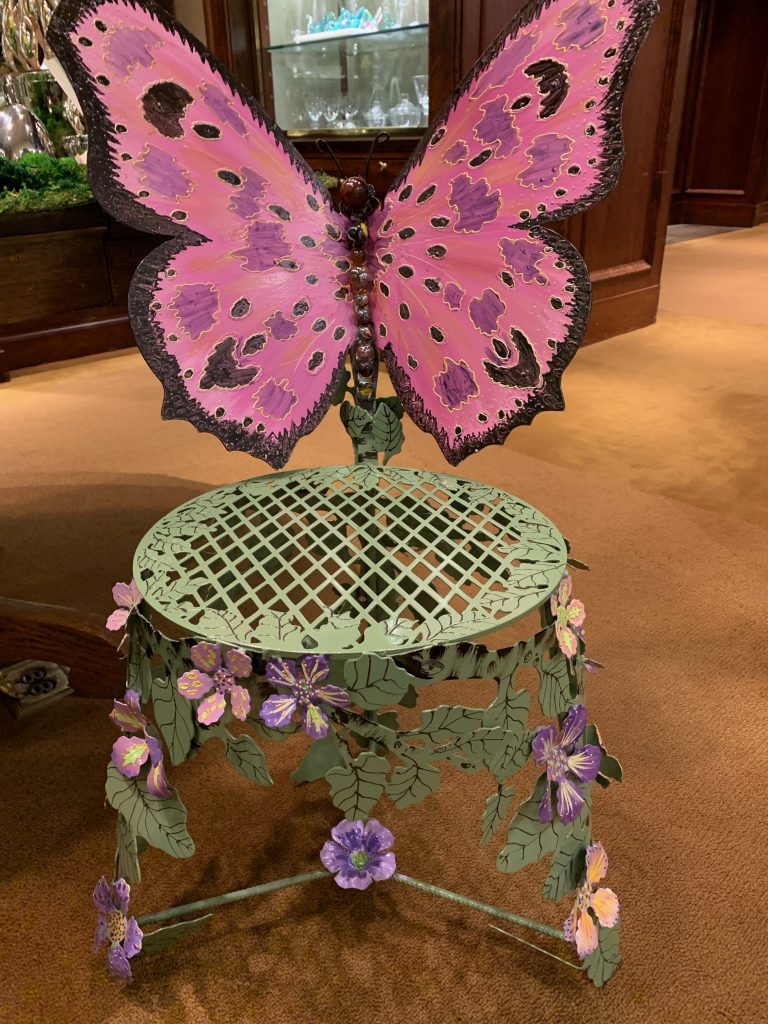 Butterfly Floral Chair