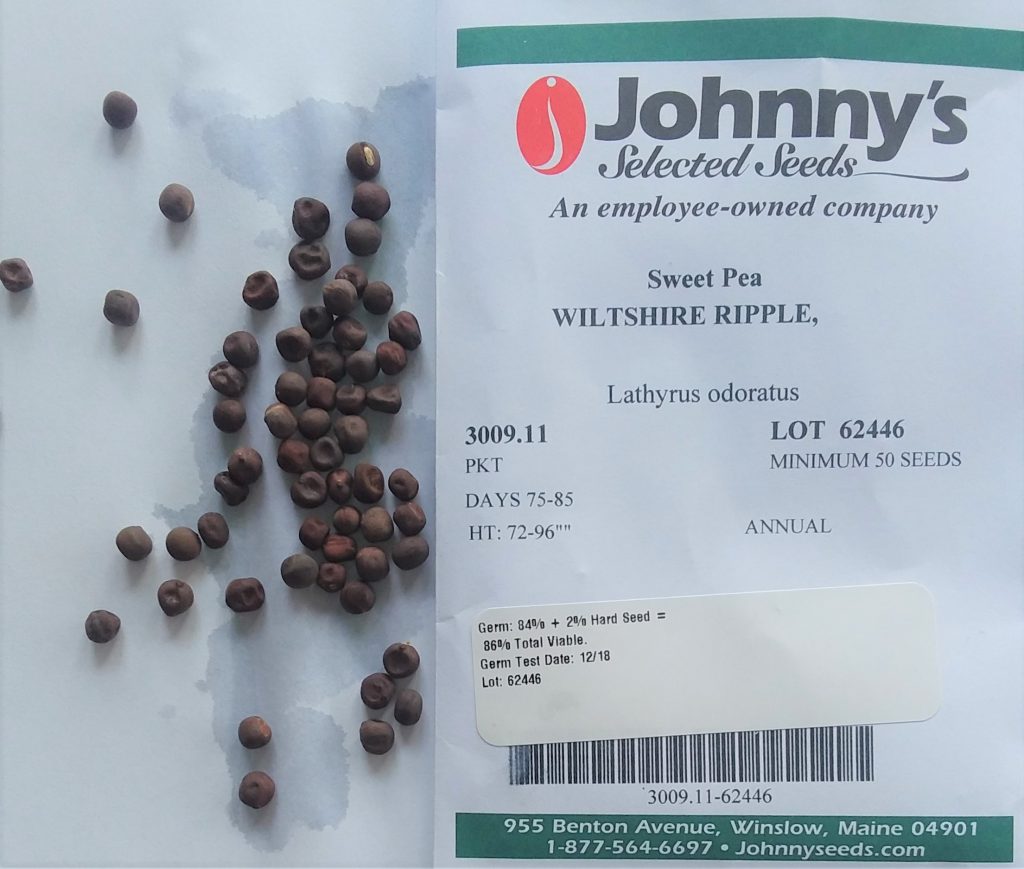 Johnny's Selected Seeds Receipt