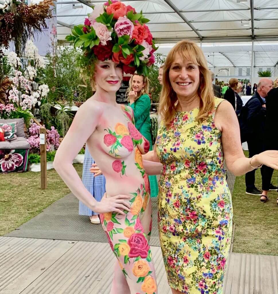 Jill Booke At The Chelsea Flower Show 2019