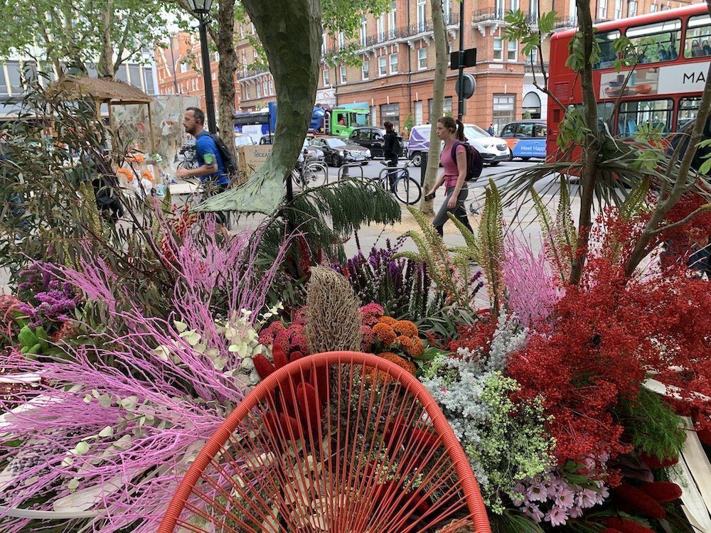 Street Scene During Chelsea Flower Show