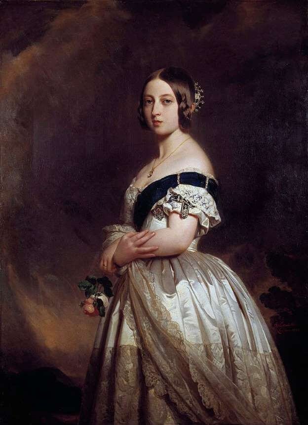 Queen Victoria Portrait By Franz Xaver Winterhalter