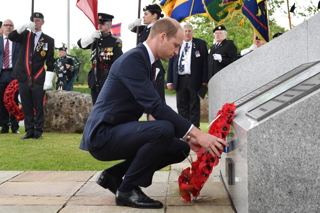 Britain's Prince William Lays A Wreath
