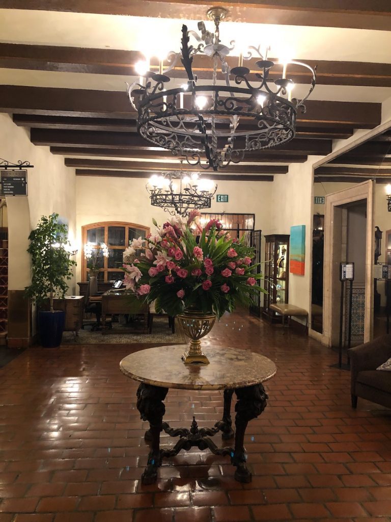 Valencia Hotel San Diego Lobby Flowers