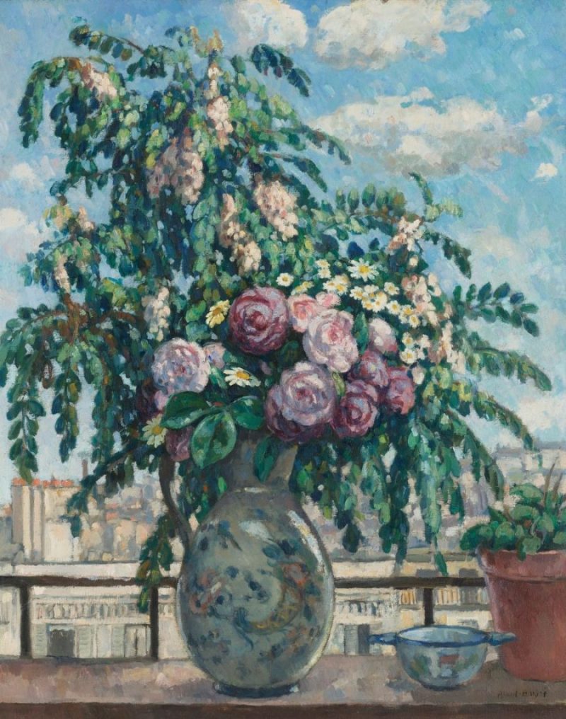Albert André Floral Arrangment Painting