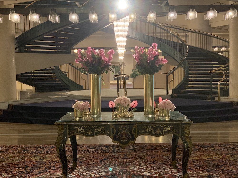 The Roma Cavalieri Hotel Lobby Flowers