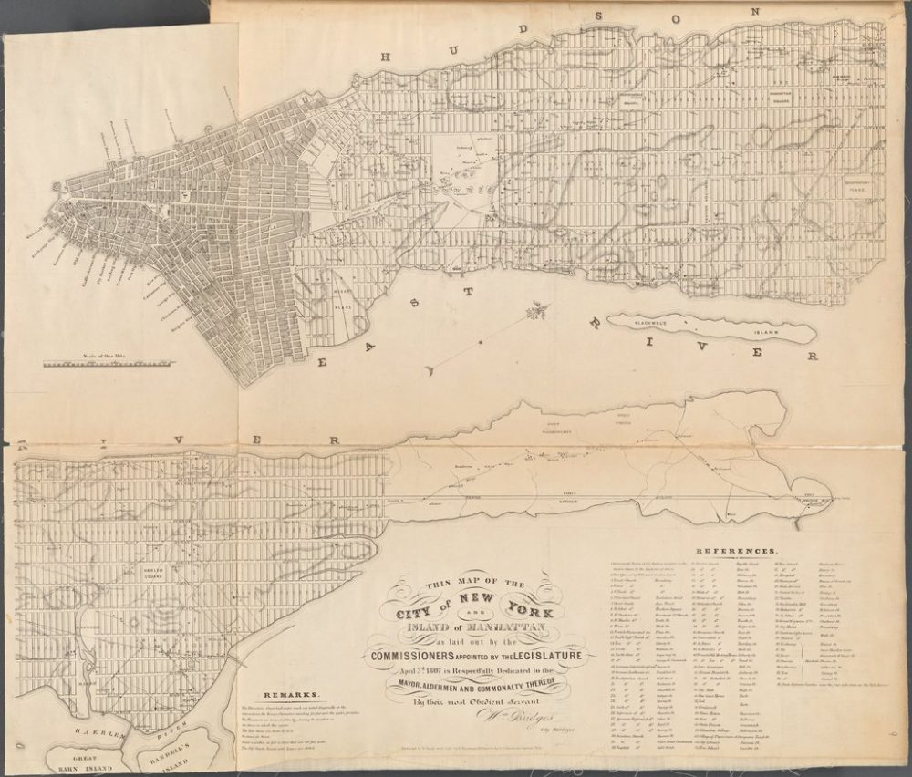 A Historic Map Of New York City