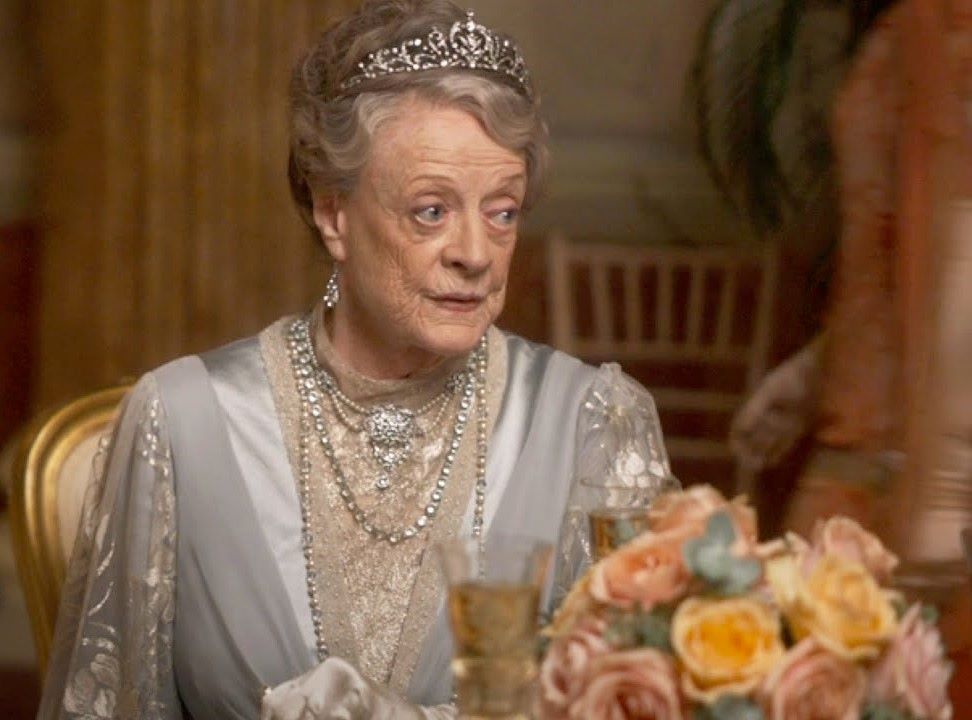 Maggie Smith Downtown Abbey Ball