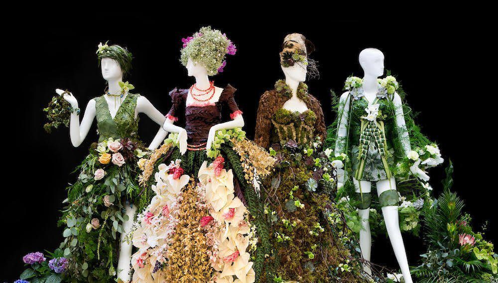 Karen Marshall and Tina Barkley Floral Mannequins