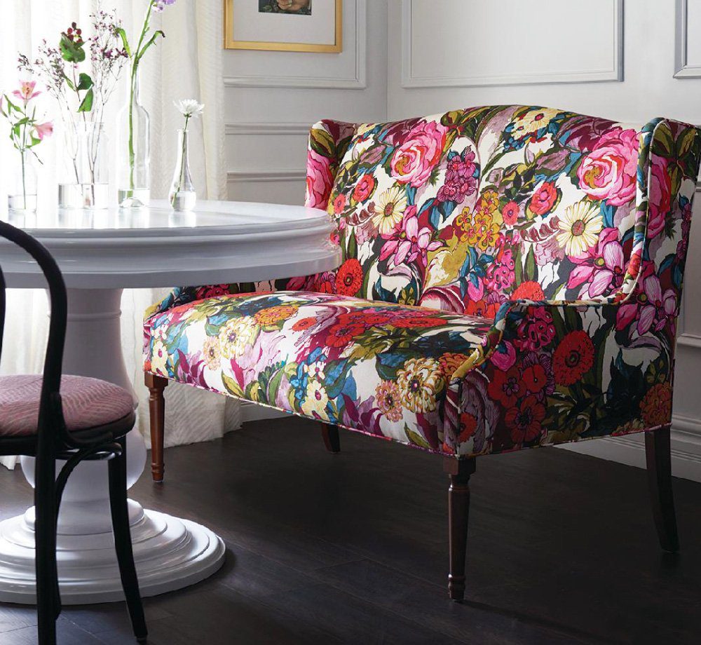 Colorful Floral Patterned sofa