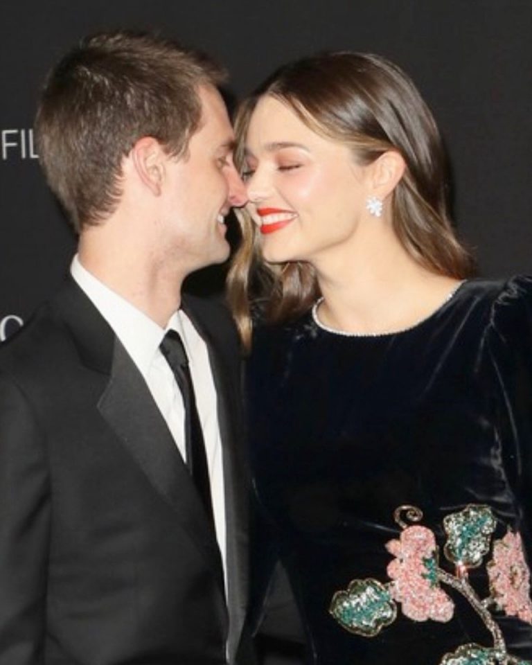 Miranda Kerr and Evan Spiegel | Flower Power Daily