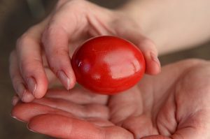 Eastern Orthodox Easter Red Egg