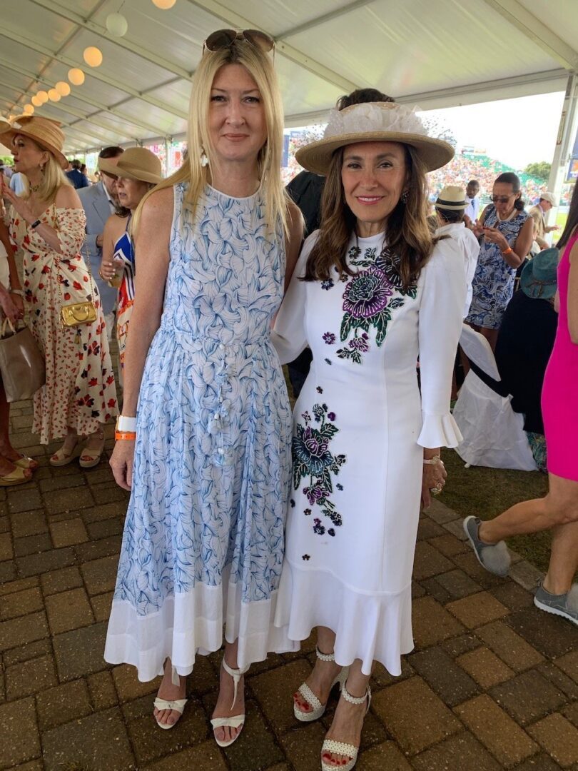 Fashions with Flowers At The Hampton Classic Horse Show