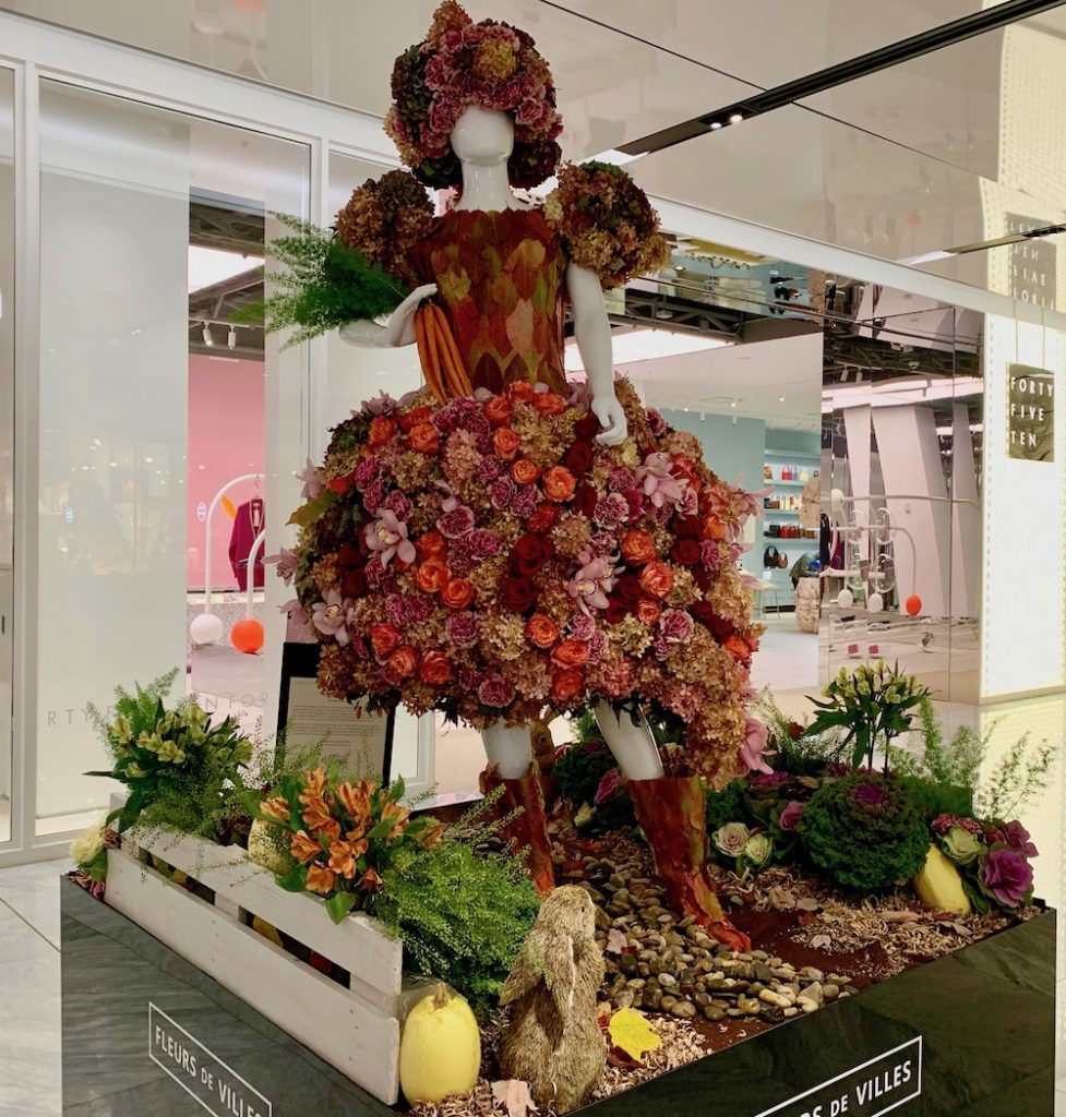 The Winners of Fleurs de Villes' Fashion Floral Sculptures