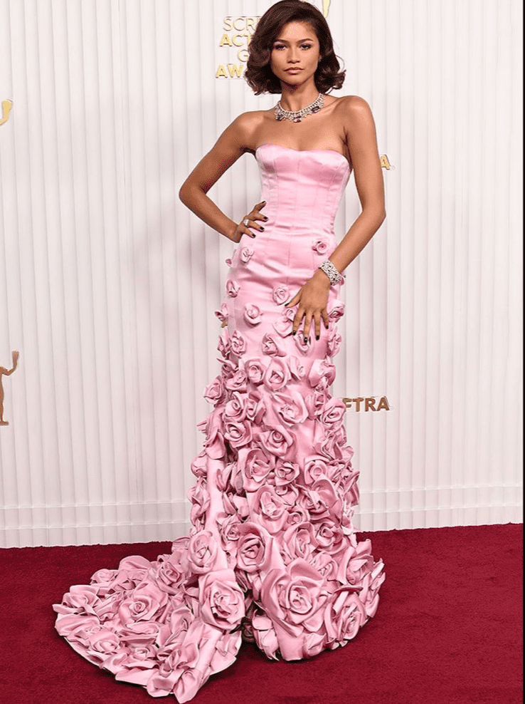 Emily Blunt and Zendaya Win Best Floral Fashion for SAG 2023